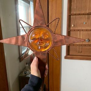 boho sun wall hanging